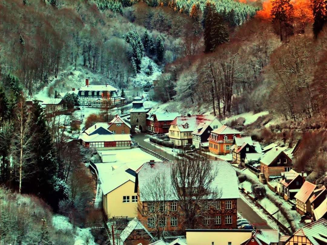 Ferienapartmenthaus Am Rittertor Stolberg i. Harz Exteriör bild